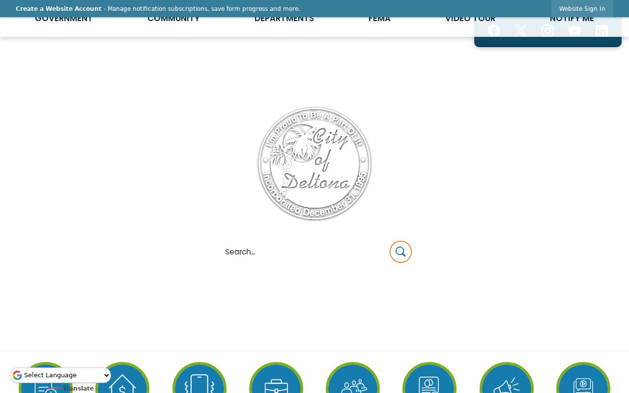 Official City of Deltona website and City Hall information